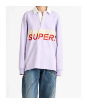 Jw Anderson Long Sleeve Polo Shirt