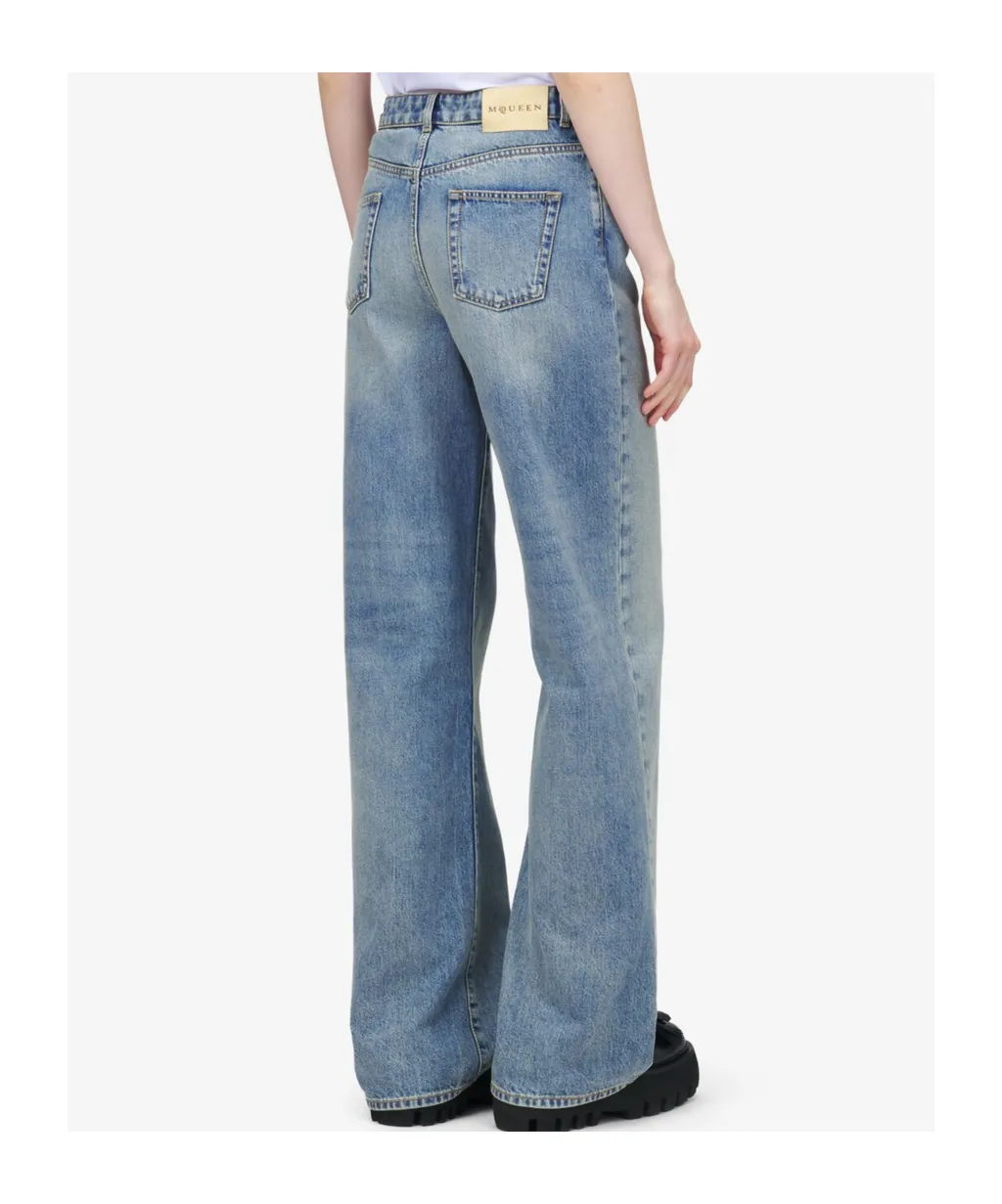 Alexander Mcqueen Wide-Leg Jeans