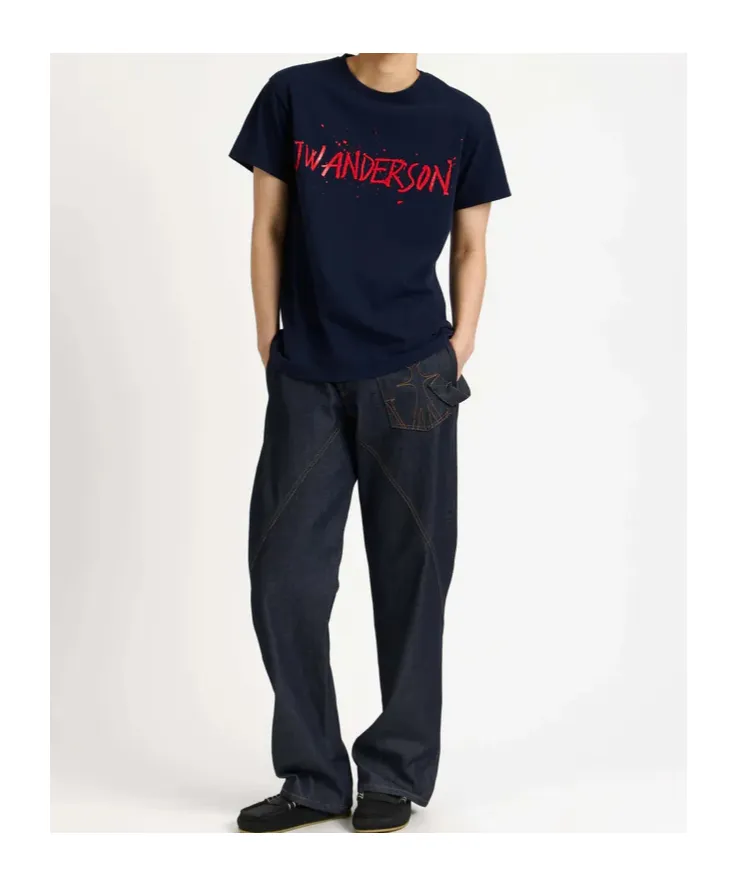 Jw Anderson Logo Printed Crewneck T-Shirt