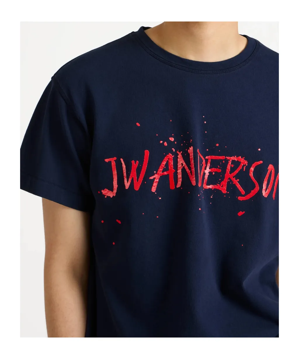 Jw Anderson Logo Printed Crewneck T-Shirt