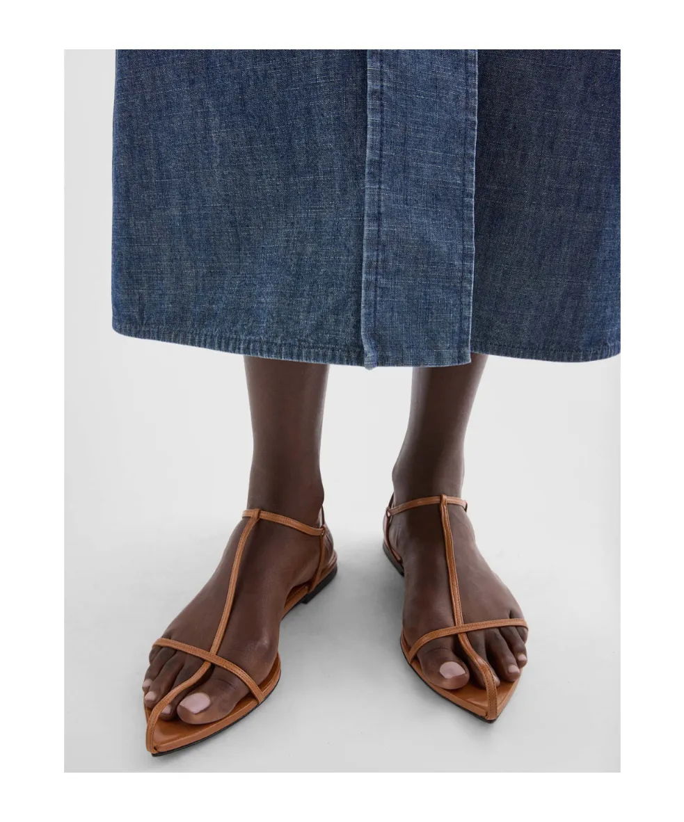 Jil Sander Cage Flat Sandals