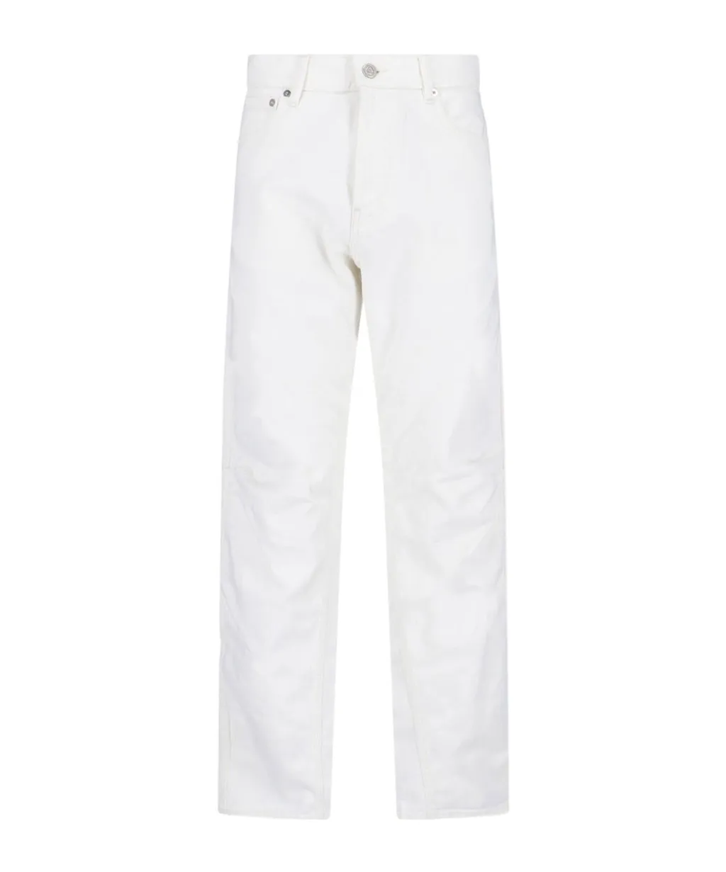 Coperni Straight Leg Logo Plaque Pants