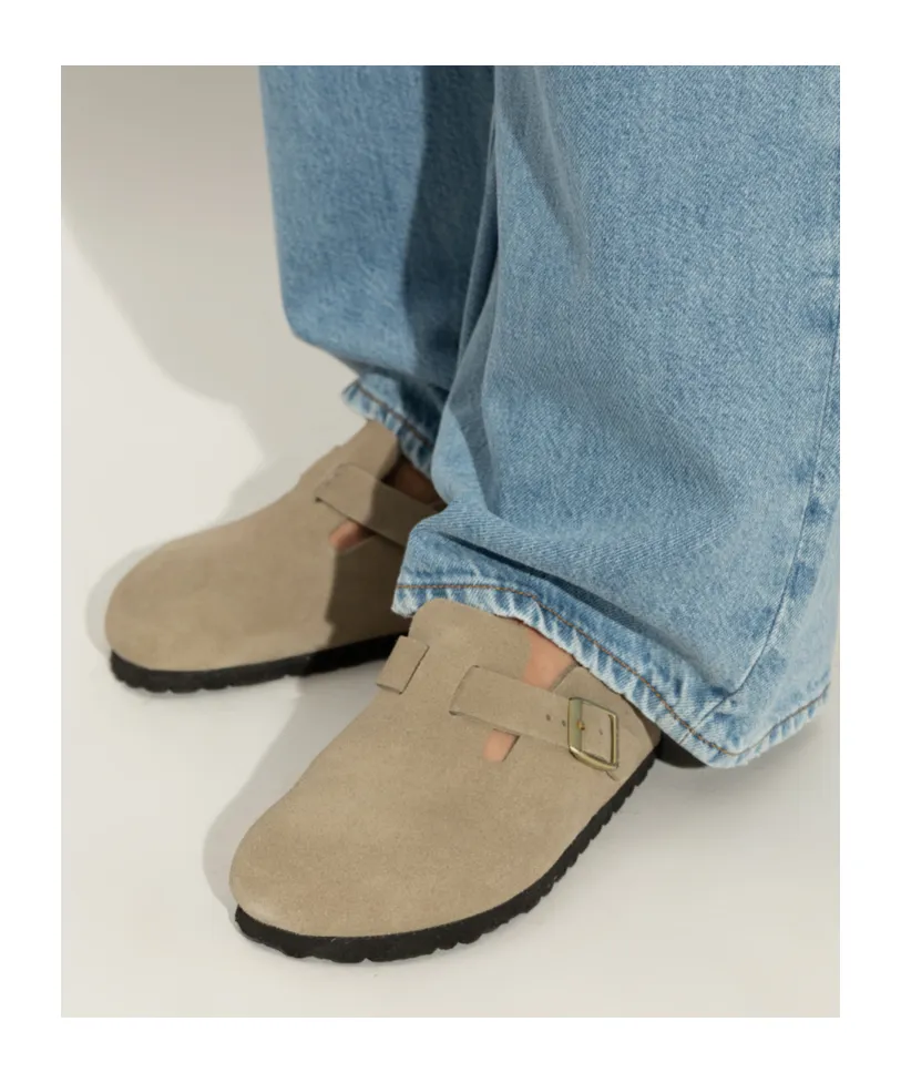 Boston Bs Suede Mule