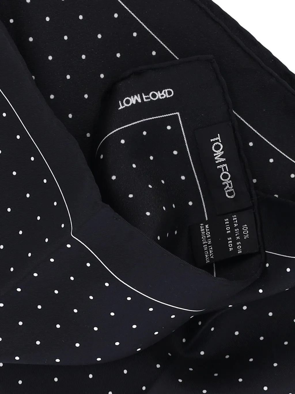 Tom Ford Polka Dot Pocket Square Scarf