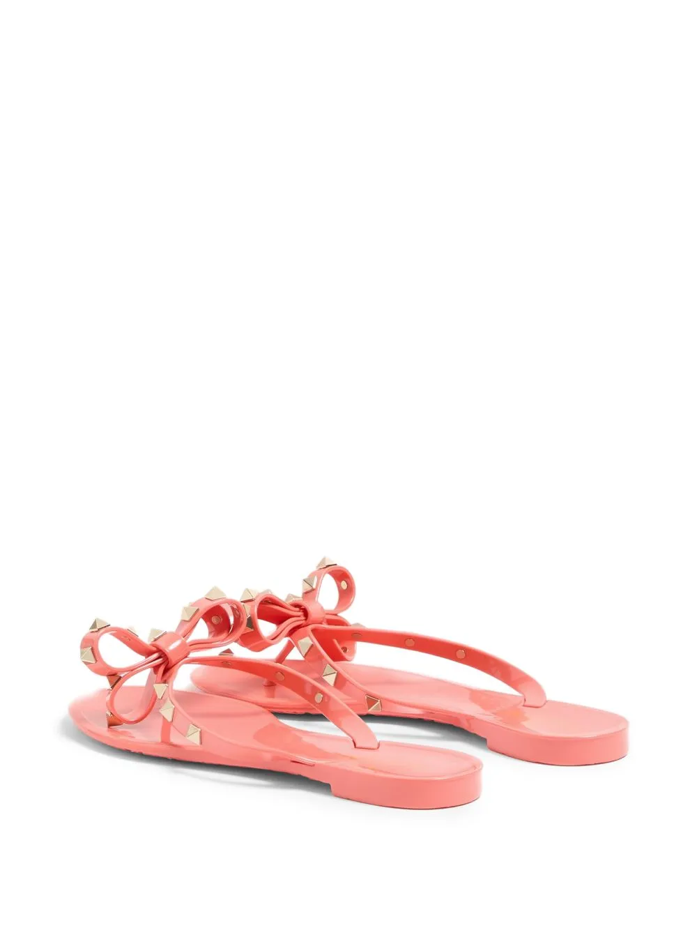 Valentino Garavani Rockstud Bow Detailed Sandals