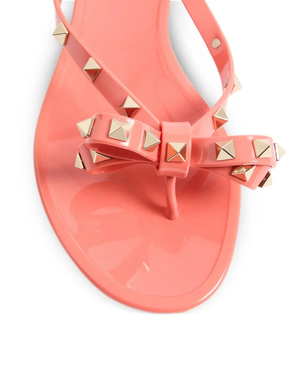 Valentino Garavani Rockstud Bow Detailed Sandals