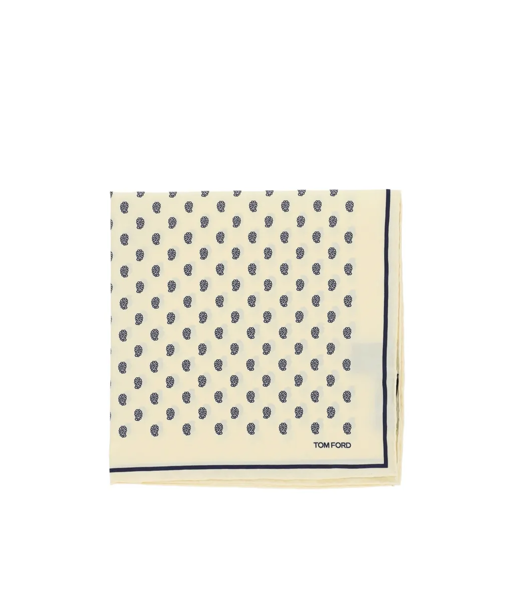Tom Ford Polka Dot Square Scarf