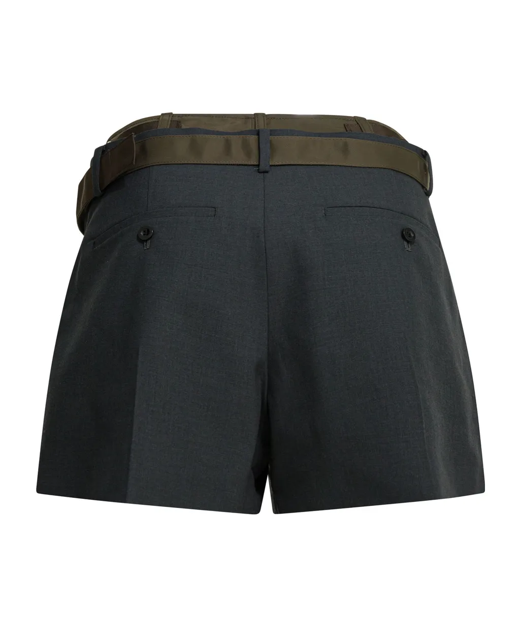 Sacai Buckle Detailed Shorts