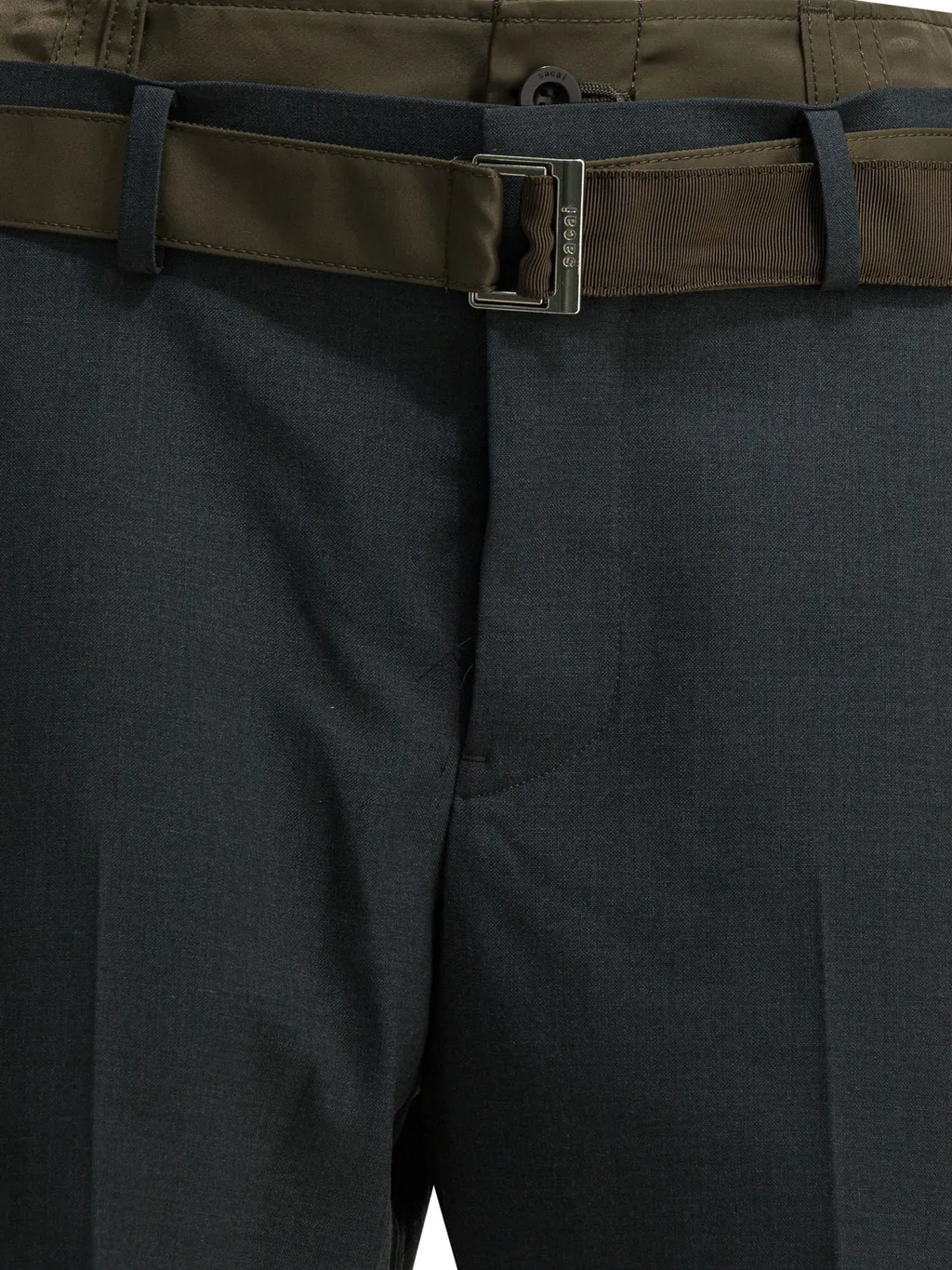 Sacai Buckle Detailed Shorts