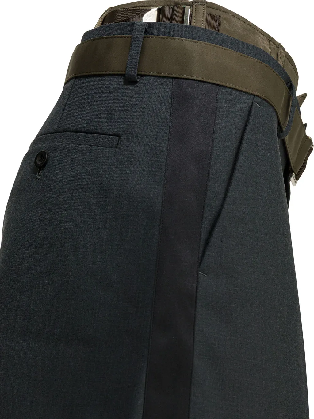 Sacai Buckle Detailed Shorts