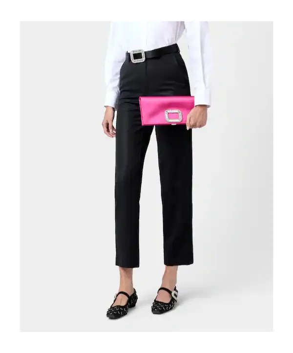 Roger Vivier Buckle Embellished Clutch Bag