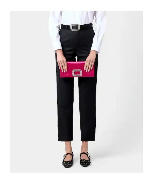 Roger Vivier Buckle Embellished Clutch Bag