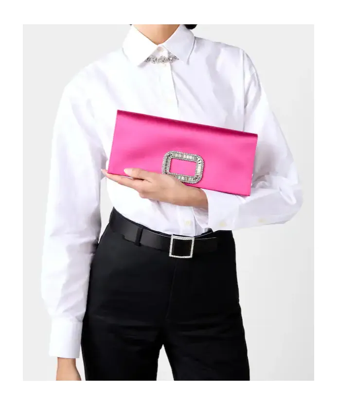 Roger Vivier Buckle Embellished Clutch Bag
