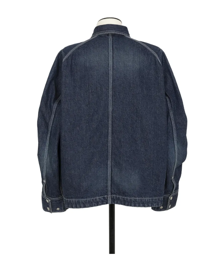 Flap-Pocket Denim Jacket