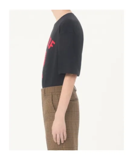Panther-Print Cotton T-Shirt