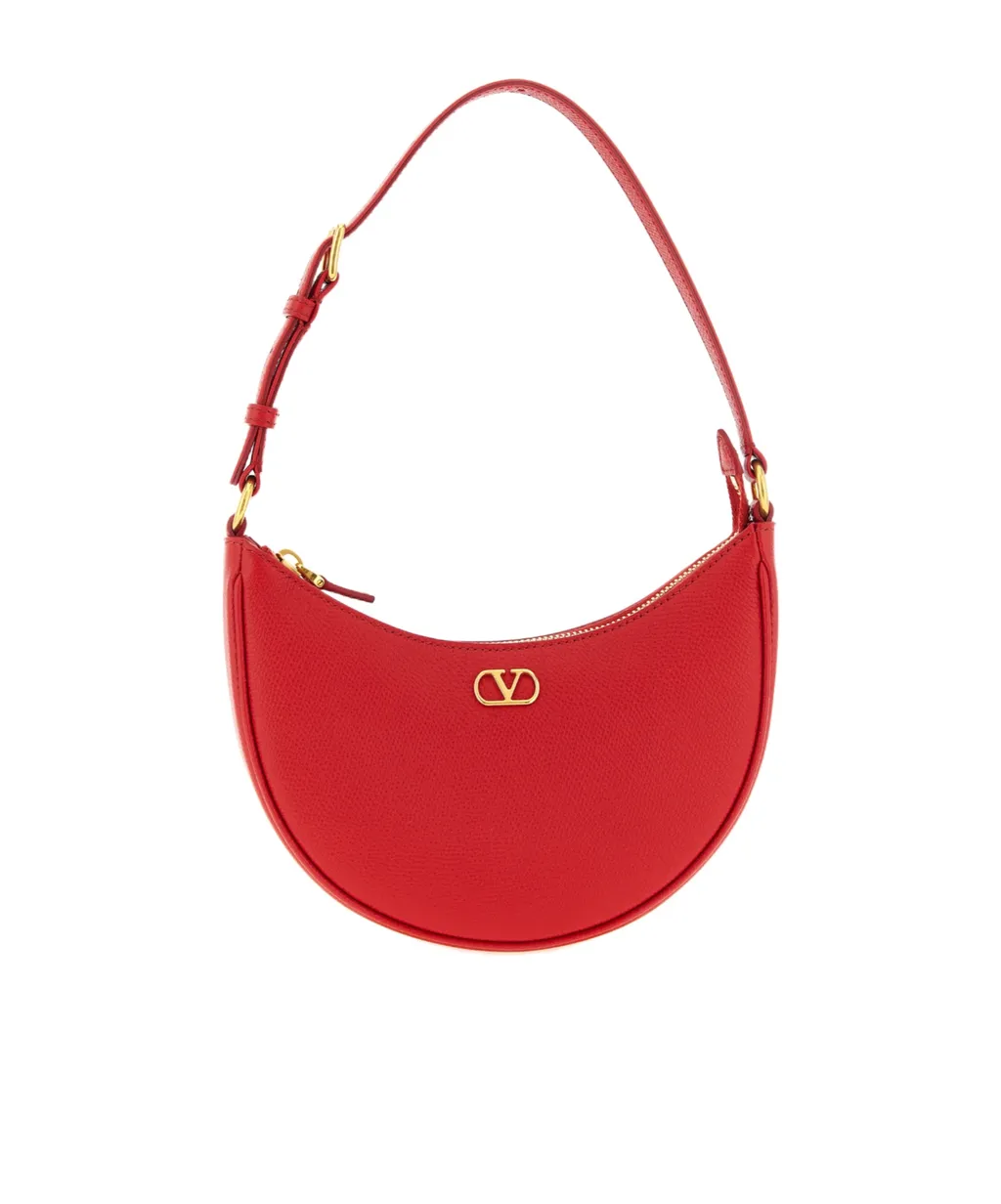 Valentino Vlogo Signature Zip-Up Mini Shoulder Bag