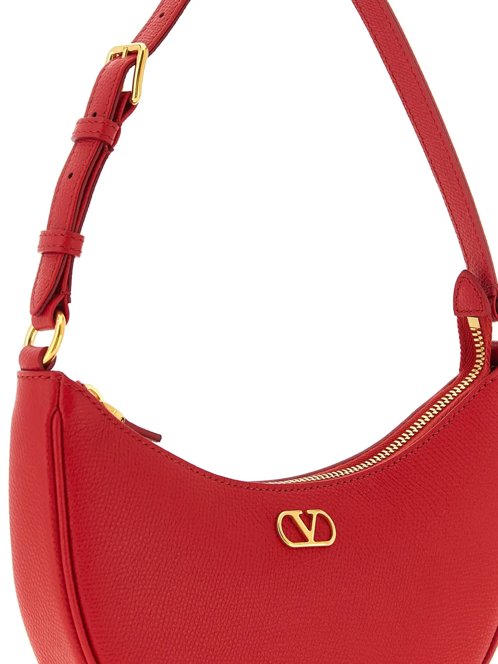 Valentino Vlogo Signature Zip-Up Mini Shoulder Bag