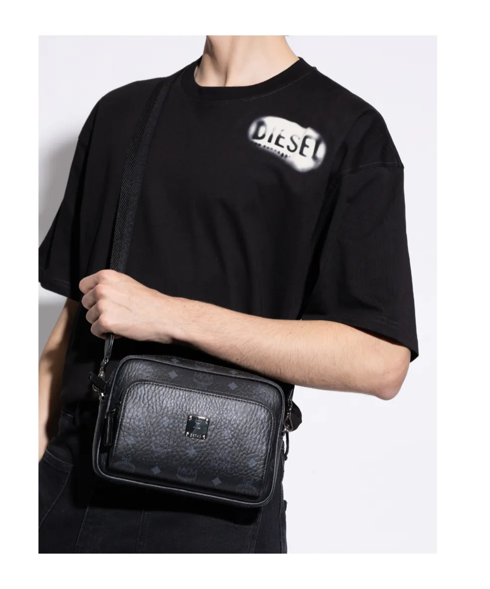 Zippered Shoulder Bag