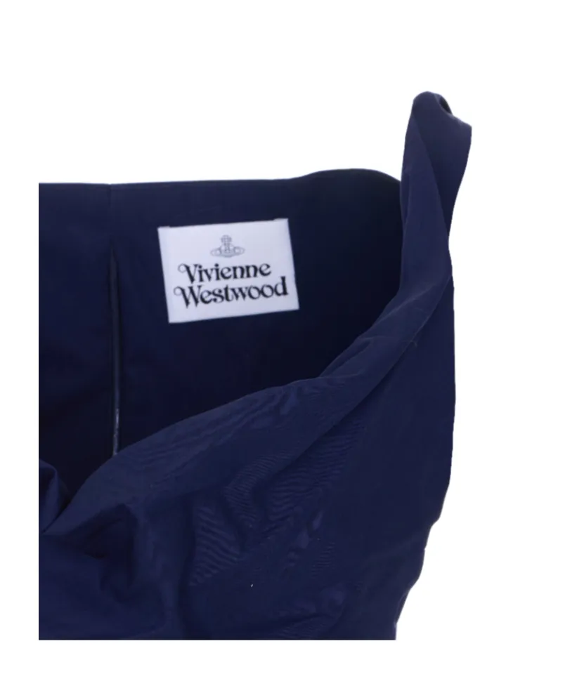 Vivienne Westwood Orb Logo Embroidered Cropped Top