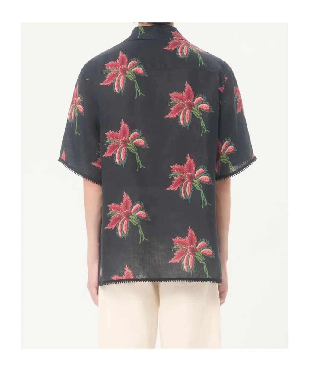 Floral-Pattern Shirt