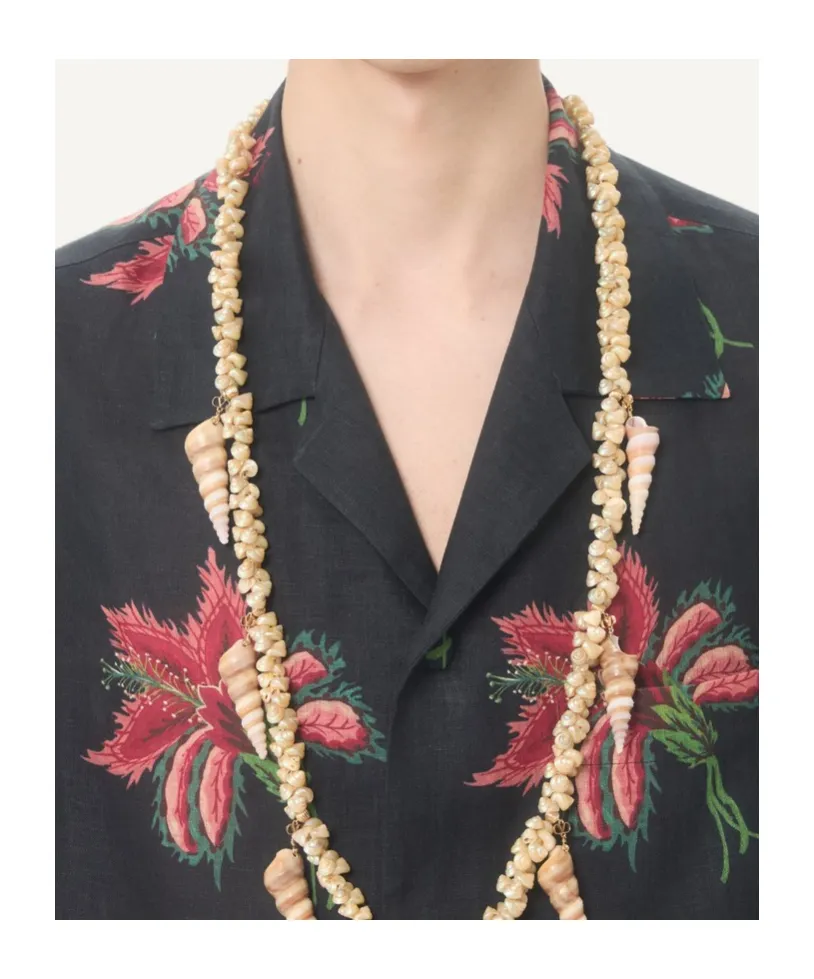 Floral-Pattern Shirt