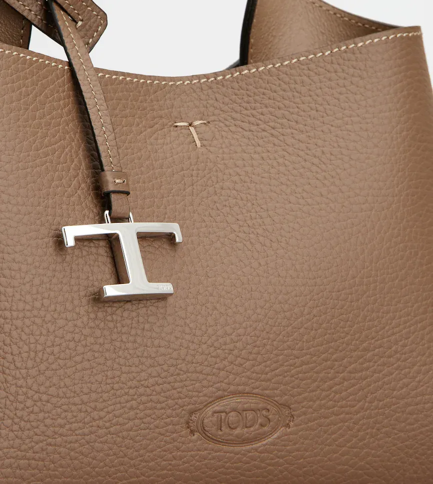 Tod's Logo Embossed Mini Crossbody Bag