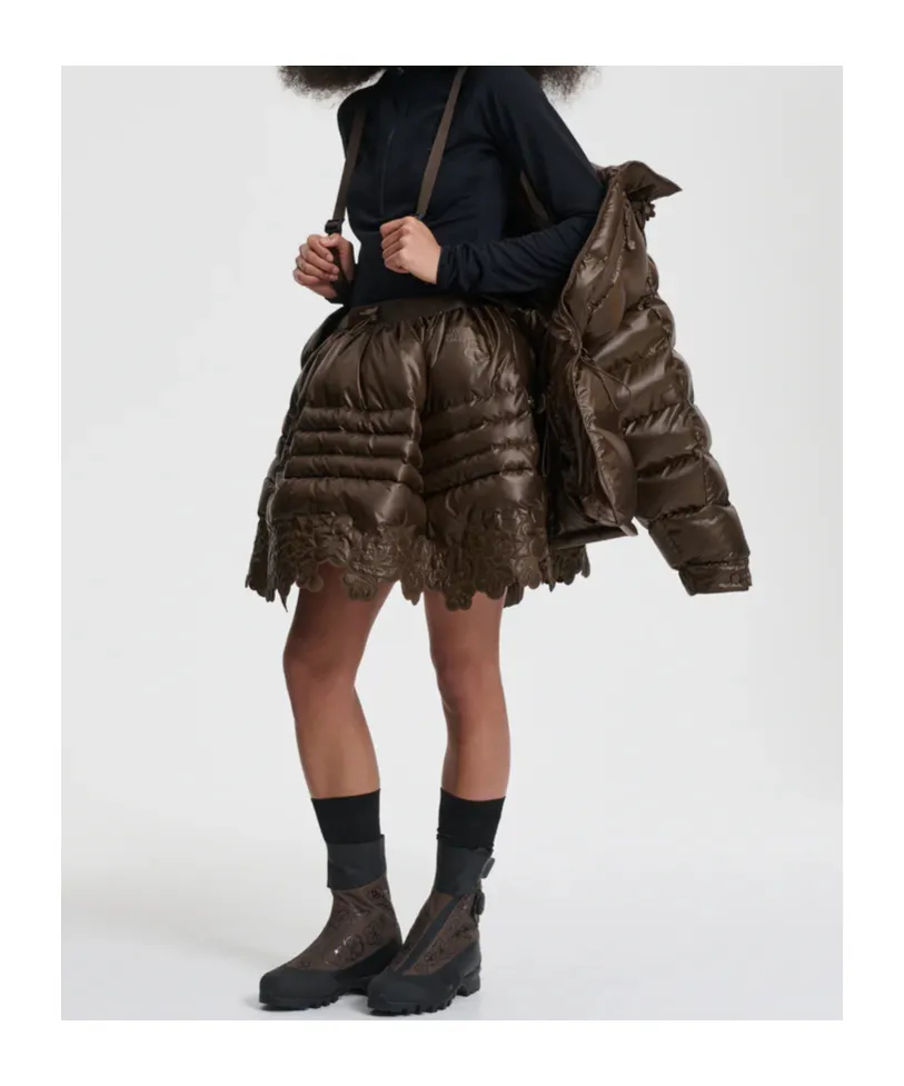 X The North Face Zip Padded Coat