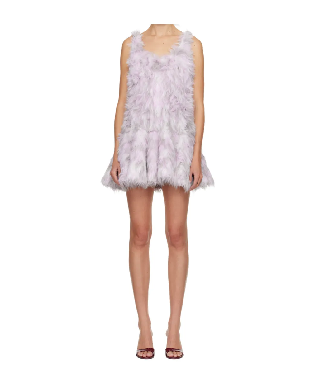 Jacquard-Knit Mini Dress