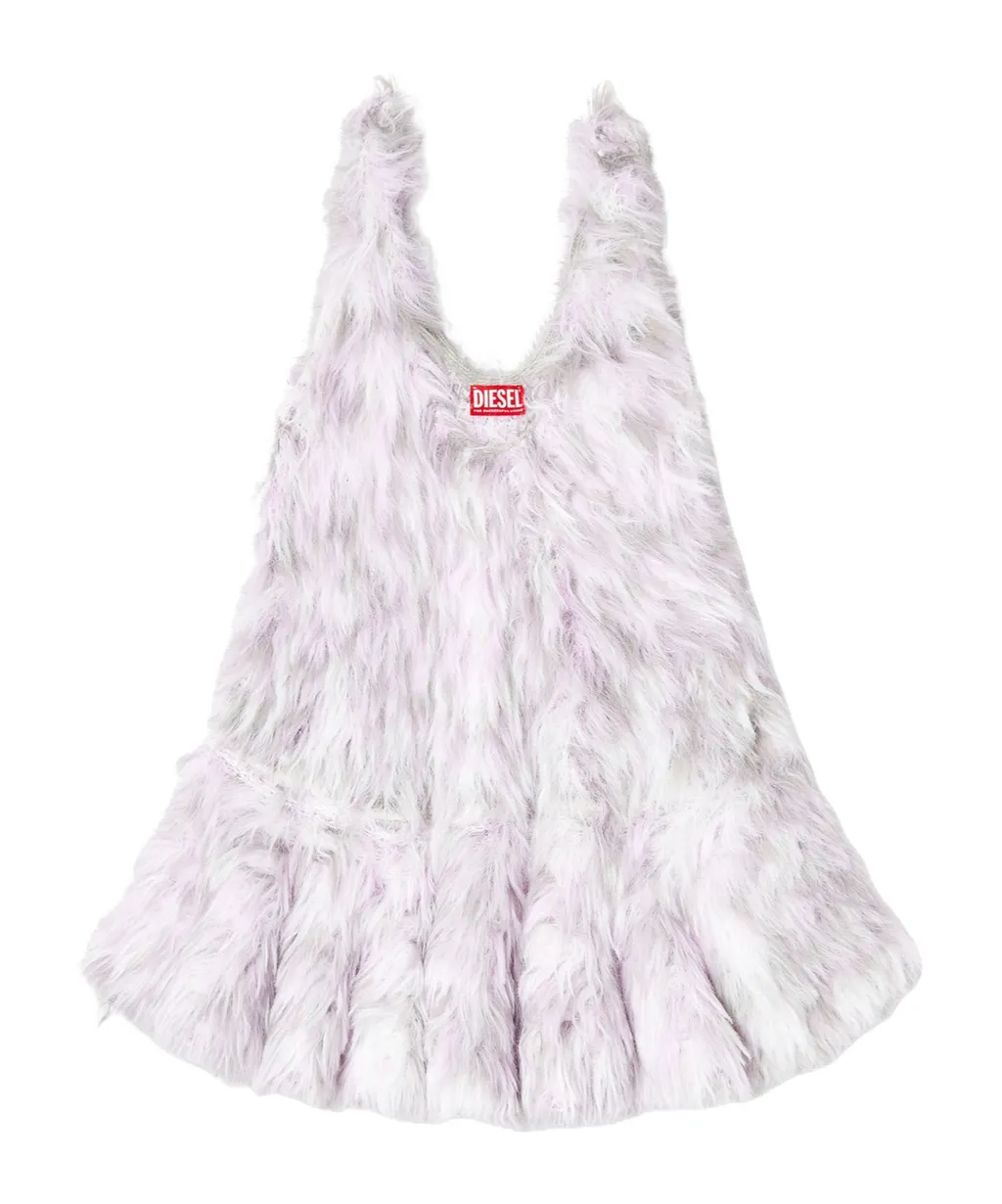 Jacquard-Knit Mini Dress