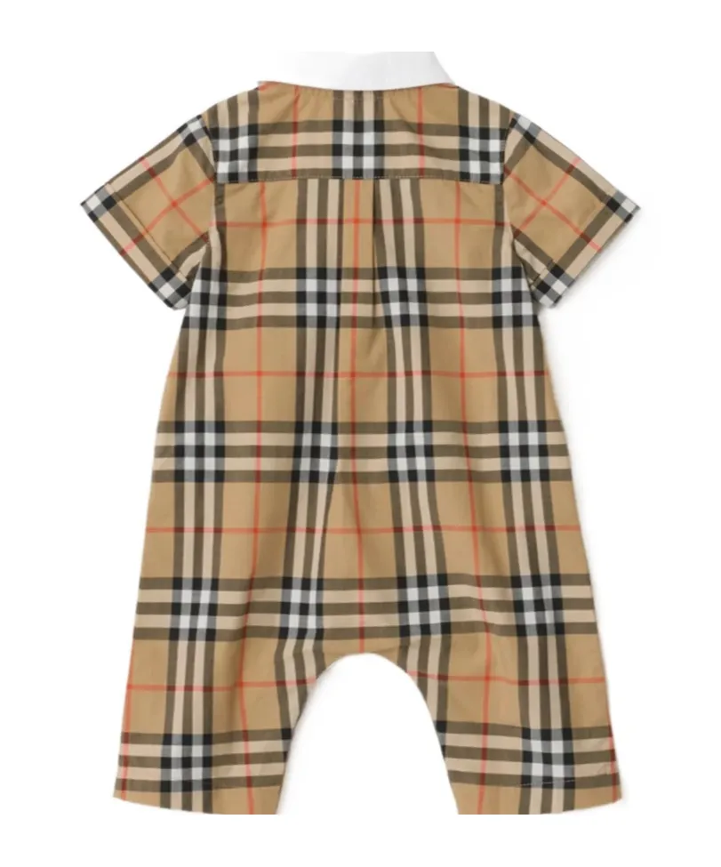 Burberry Kids Check Baby Pyjamas