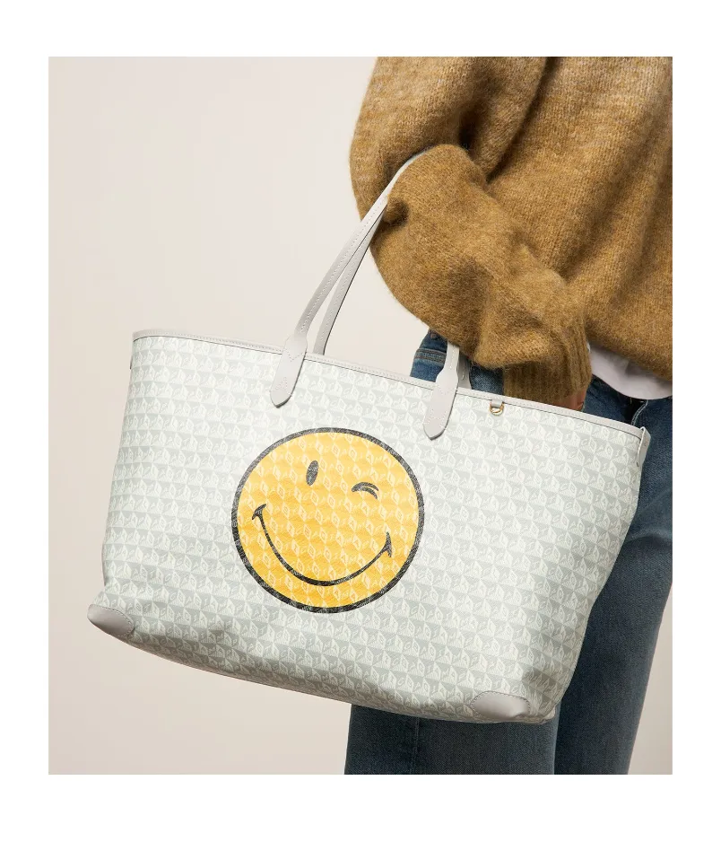 I Am A Plastic Bag Printed Canvas Tote Bag