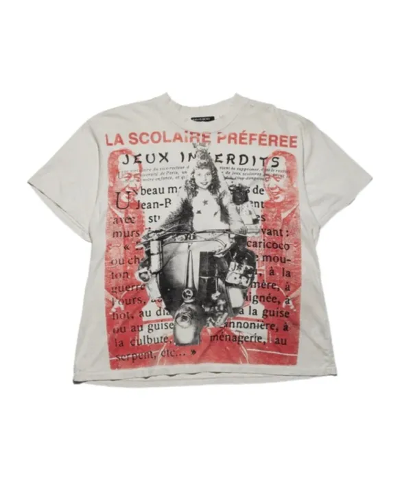 Enfants Riches DÉPrimÉS Distressed Print T-Shirt
