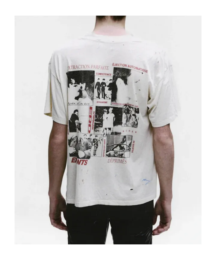 Enfants Riches DÉPrimÉS Distressed Print T-Shirt