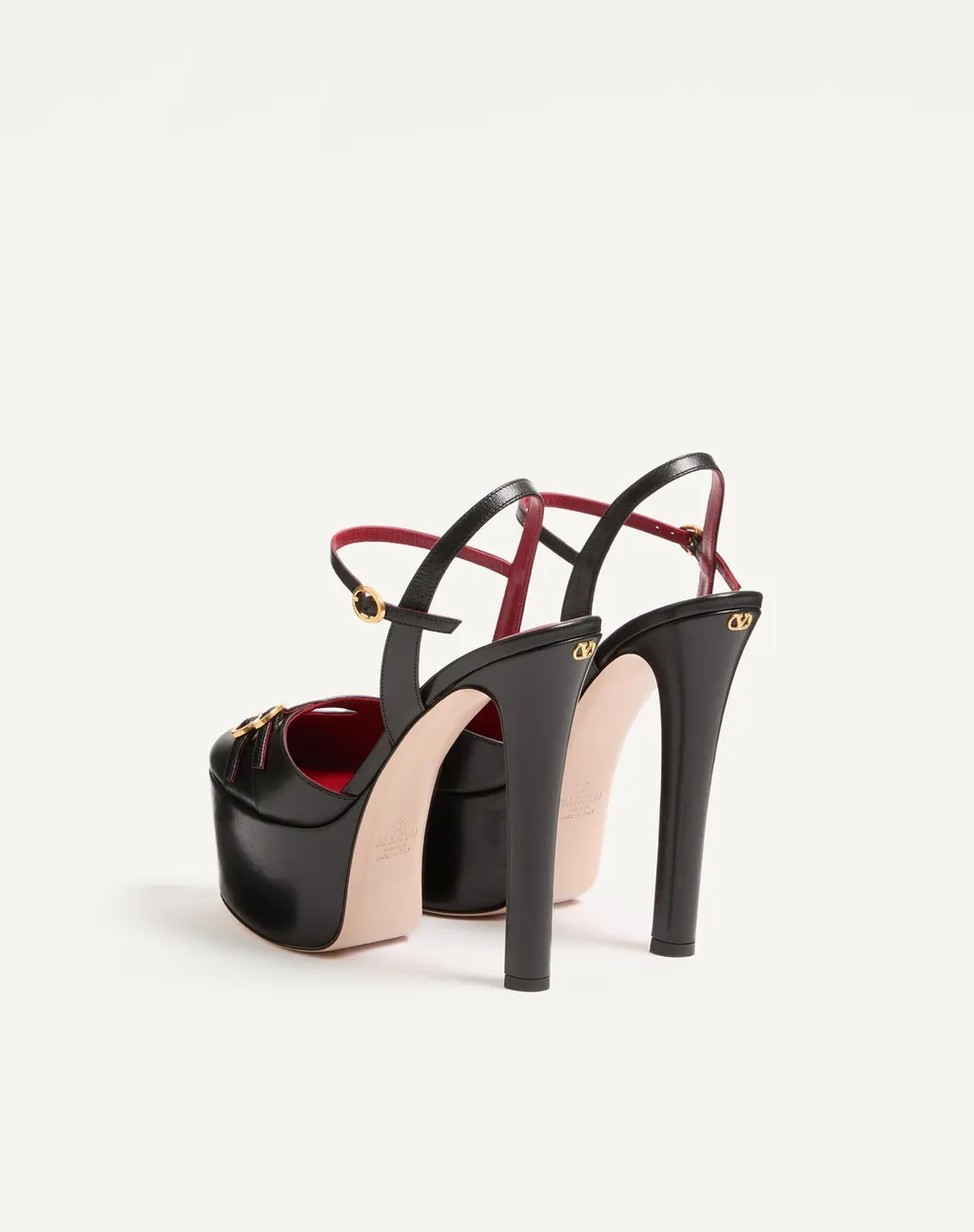 Crasher Platform Pumps In Kidskin 145Mm