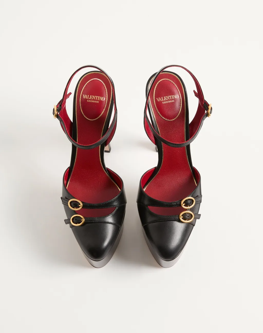 Crasher Platform Pumps In Kidskin 145Mm