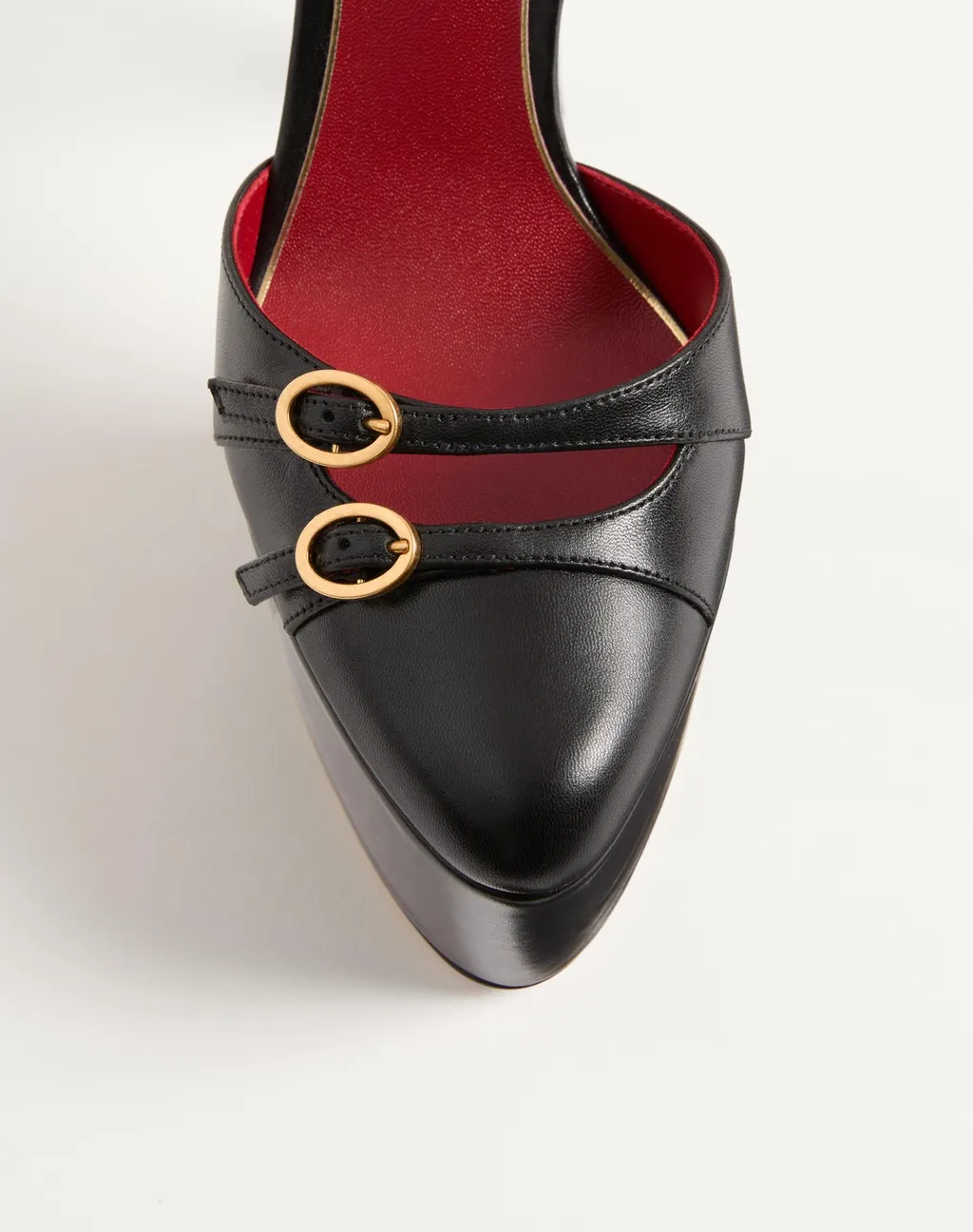 Crasher Platform Pumps In Kidskin 145Mm
