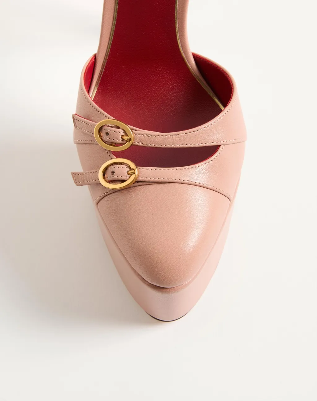 Crasher Platform Pumps In Kidskin 145Mm