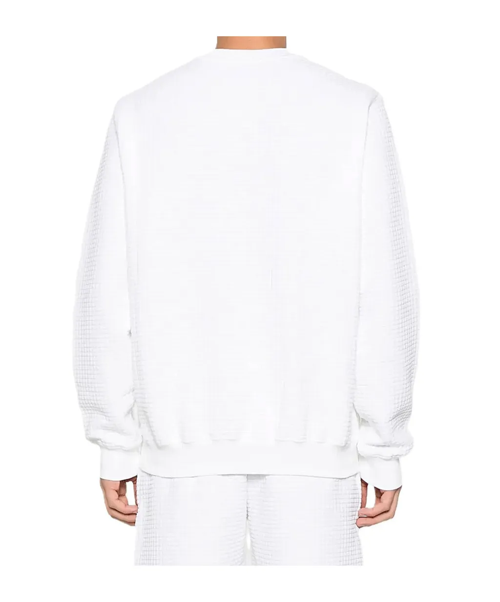 Casablanca Tennis Mascot Quilted Sweatshirt