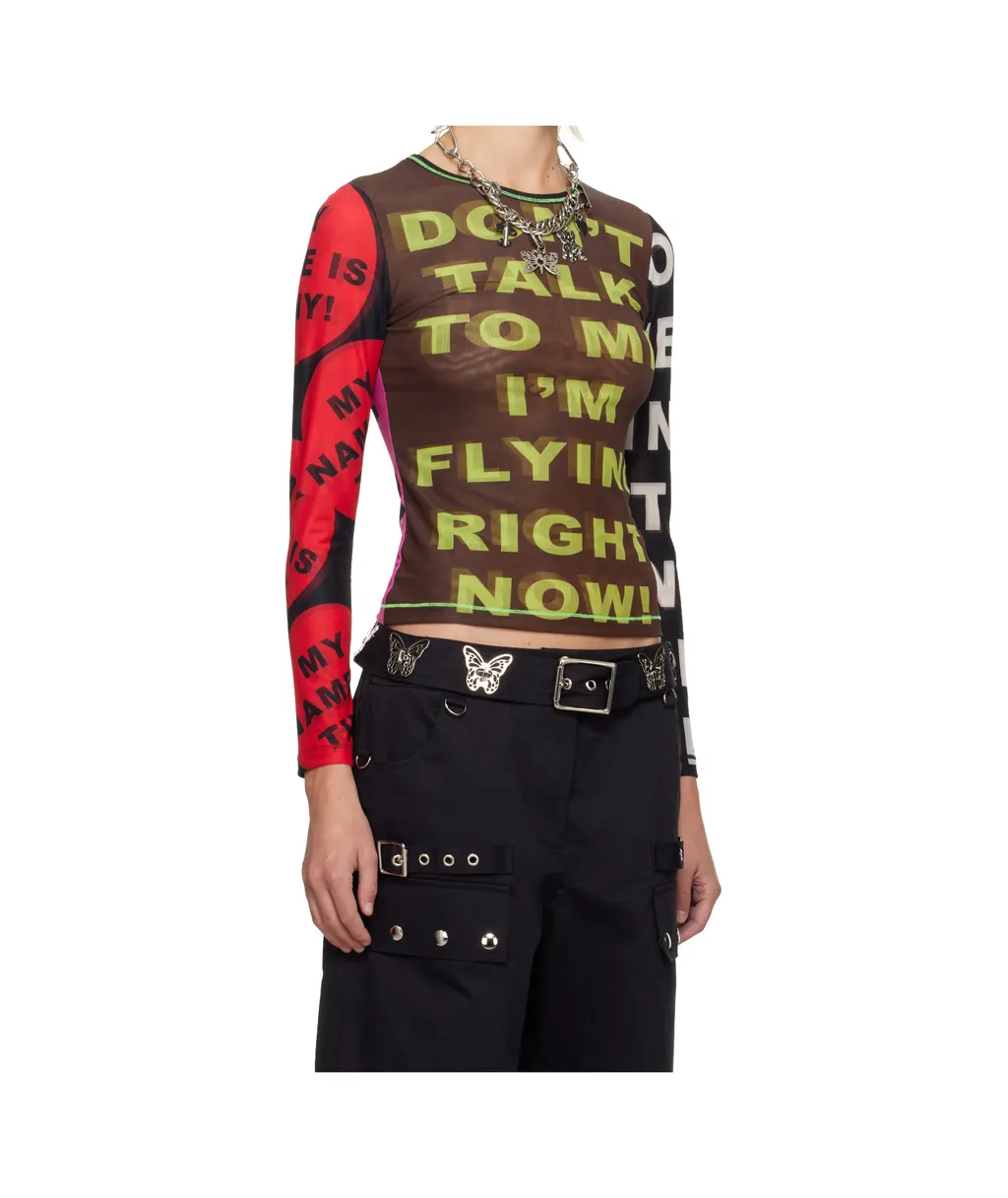 Don't Talk To Me Mesh T-Shirt