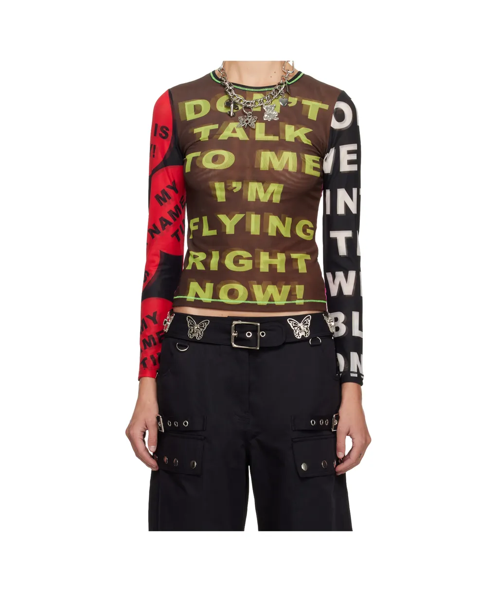 Don't Talk To Me Mesh T-Shirt