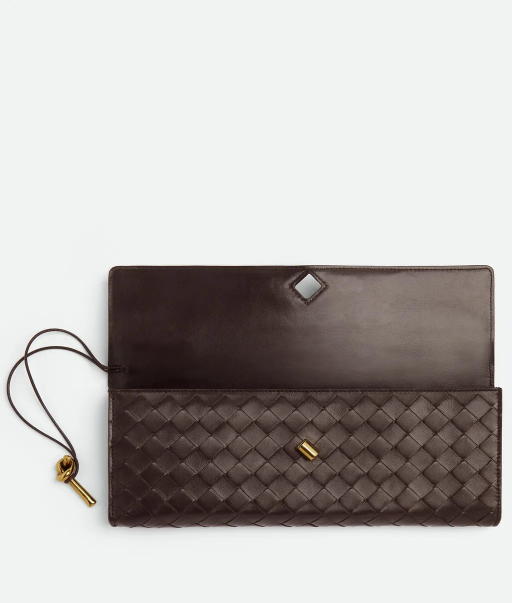 Bottega Veneta Andiamo Intrecciato Clutch Bag