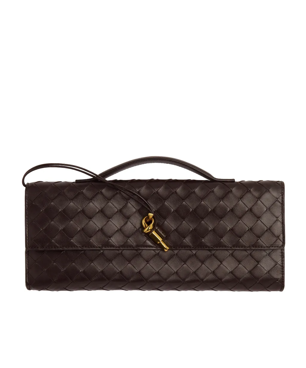 Bottega Veneta Andiamo Intrecciato Clutch Bag