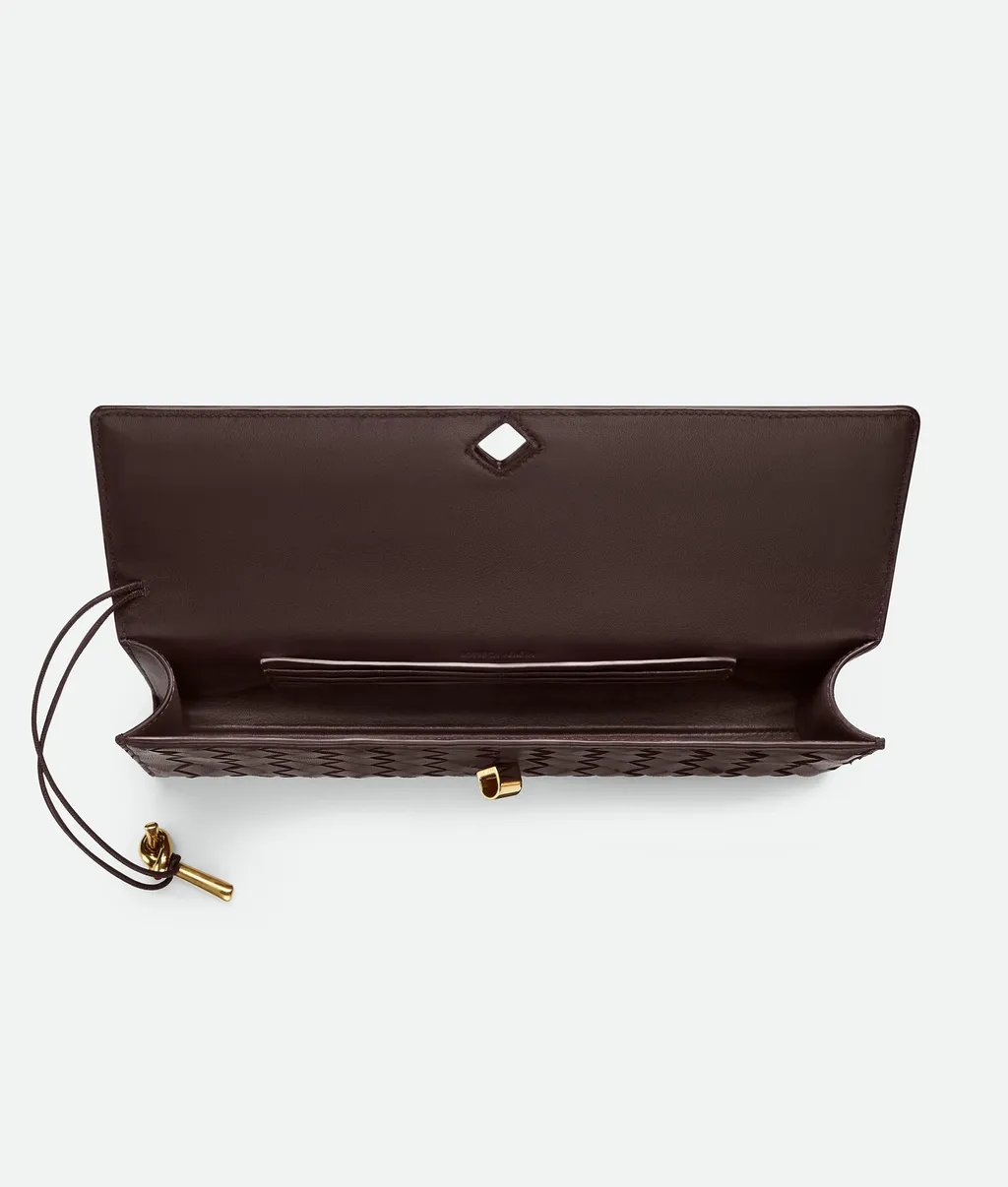 Bottega Veneta Andiamo Intrecciato Clutch Bag