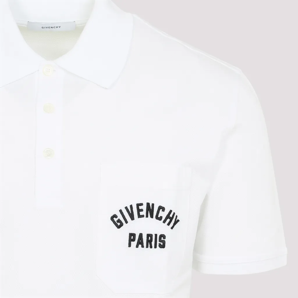 Givenchy Logo Embroidered Short-Sleeved Polo Shirt