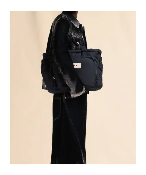 Marni Flocked Denim Trucker Jacket