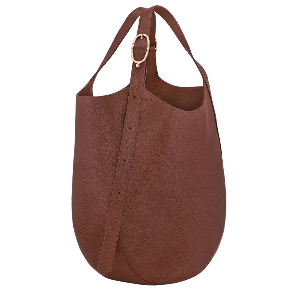 Le Foulonné Xl Grained-Leather Tote Bag
