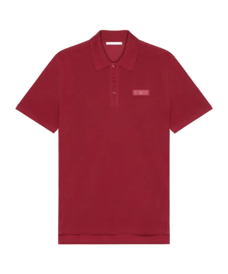 Givenchy Paris Logo Embroidered Short-Sleeved Polo Shirt