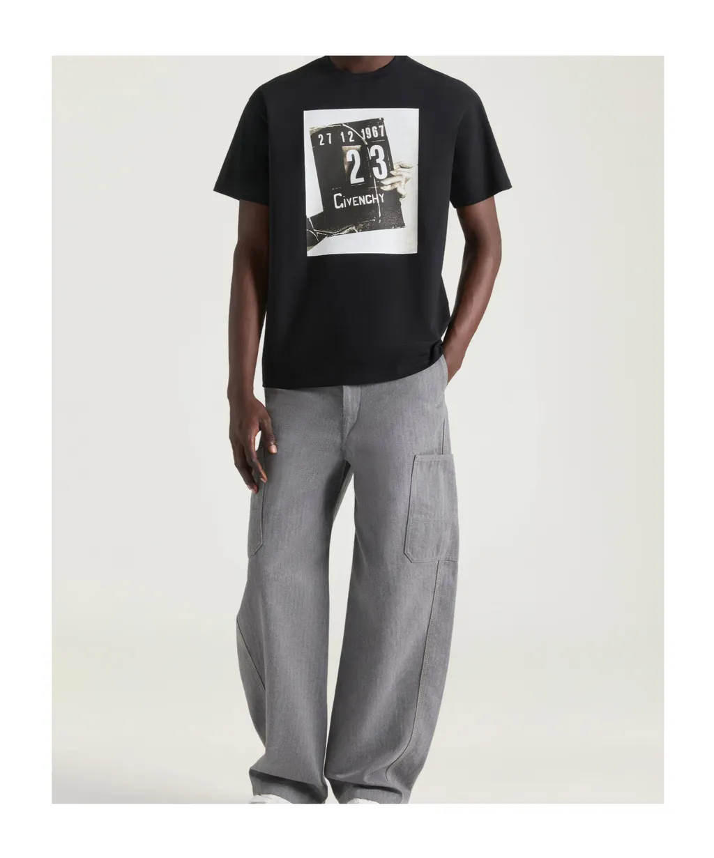 Givenchy Graphic Printed Crewneck T-Shirt