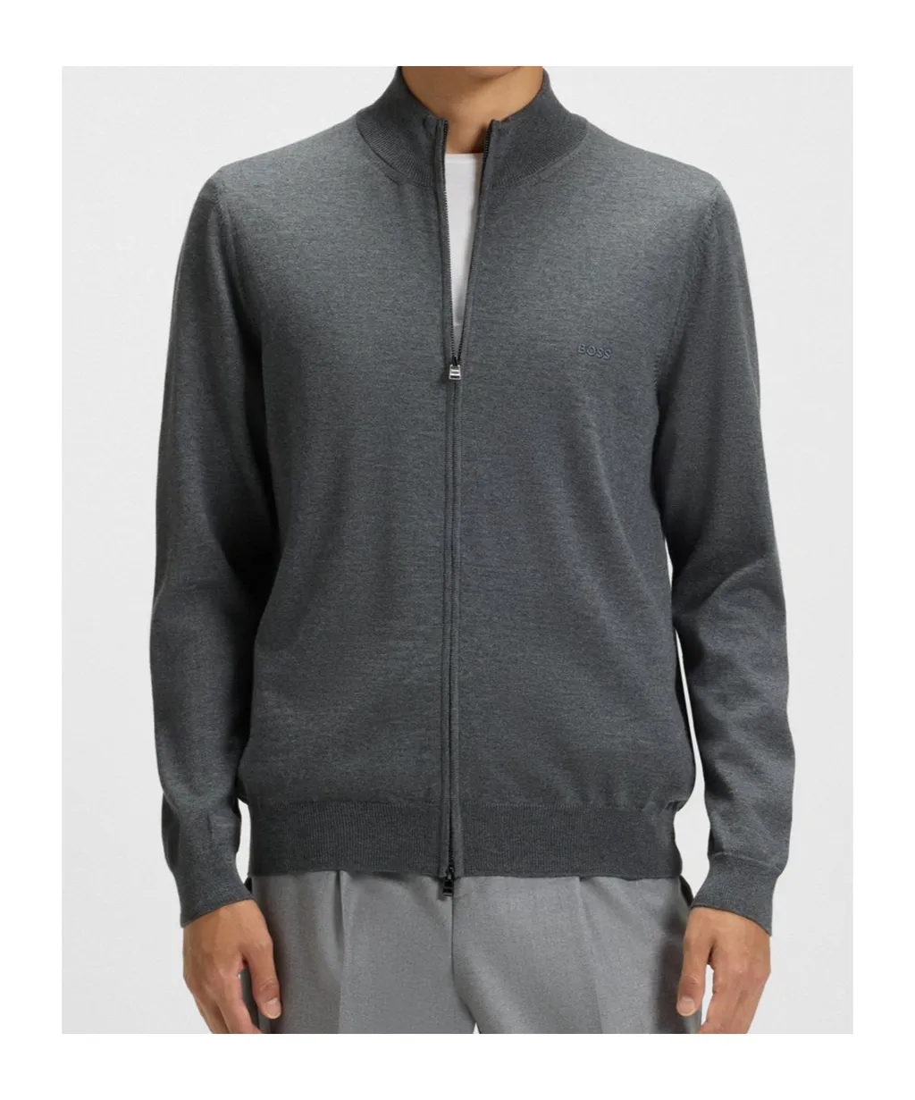 High-Neck Long-Sleeved Knitted Sweater