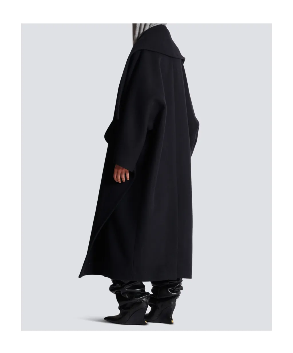 Balmain Collared Oversize Coat